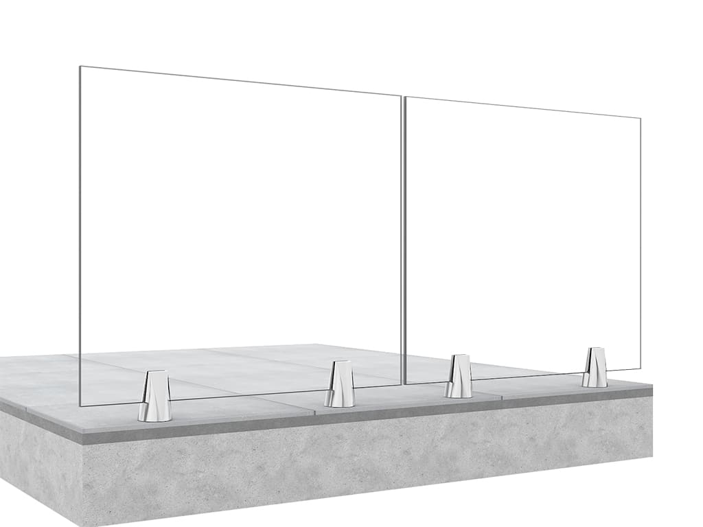Garde-corps terrasse GLASSFIT CC-780 vue de face